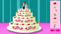 शादी का केक खेल - लड़की का खेल Screen Shot 0