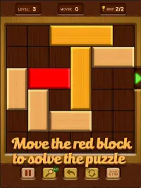 Unblock Red Wood Puzzle 2022 Screen Shot 8