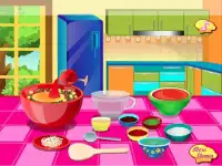 jogos de salada de cozinha Screen Shot 4