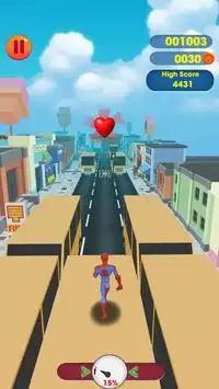 Subway Spider Hero Adventure World Screen Shot 1