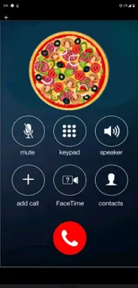 Fake Call From Pizza Prank Simulator Screen Shot 1