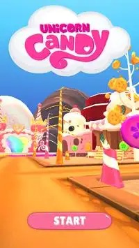 Unicorn Runner 3D: Cute Game for Girls Screen Shot 1