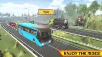 Euro Coach Bus Fahren 2018: Stadtautobahnen Screen Shot 7