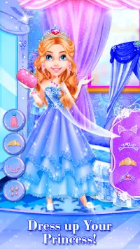 Little Ice Queen Princess Beauty Triplet Salon Screen Shot 4