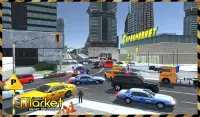 Supermarkt Taxi Driver 3D-Sim Screen Shot 8