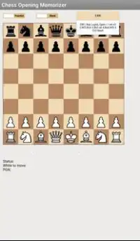 Chess Opening Memorizer Screen Shot 2