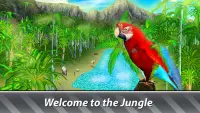 Jungle Parrot Simulator - try wild bird survival! Screen Shot 4