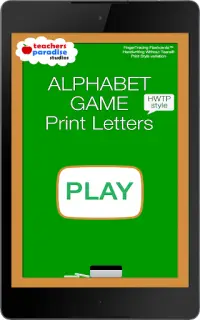 Alphabet Practice Manuscript Handwriting - HWTP Screen Shot 1
