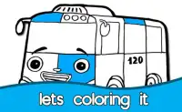 Coloring Little Bus Screen Shot 0