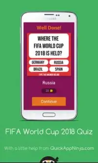 FIFA Football World Cup 2018 Quiz Russia Screen Shot 1
