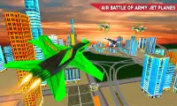 Army Bus Robot:Flying Car Game Screen Shot 5