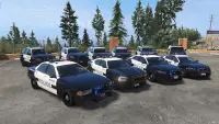 الشرطة قيادة السيارة محاكي Screen Shot 2