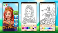 Princess Coloring Game Screen Shot 5