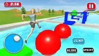 Legendary Stuntman Water Jump 3D: Pool Wipe Games Screen Shot 1