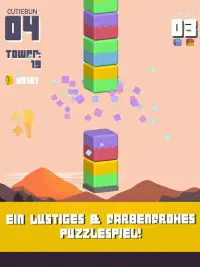 Towersplit: Stack & match colours to score Screen Shot 5