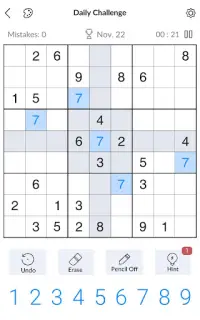 Sudoku - ปริศนาซูโดกุคลาสสิก Screen Shot 13