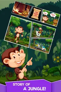 Monkey Mayor: Jungle Adventure Jump Floor Breaker Screen Shot 1