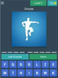 Fortnite Quiz - Adivina trajes, artículos y gestos Screen Shot 8