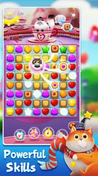 Candy Cat - Pet match 3 games Screen Shot 4
