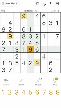 Sudoku: Classic Brain Number Puzzle Game Screen Shot 1