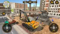 Construction Sim City Free: Excavator Builder Screen Shot 7