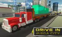 Cargo Container Delivery Truck Screen Shot 0