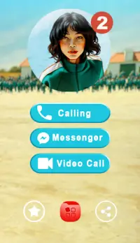 Chat With Sae Byeok & Video Call Simulation Screen Shot 0