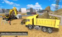Ciężki Koparka Dump Truck 3D Screen Shot 0