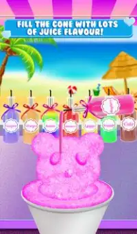 Snow Cone Maker 2017 - Beach Party Food Games Screen Shot 8