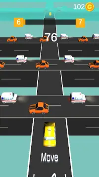 Traffic  run  Taxi  - 3D Traffic Escape Runner Screen Shot 4