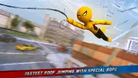 Stickman Ice Hero Crime City - Rope Hero Screen Shot 0
