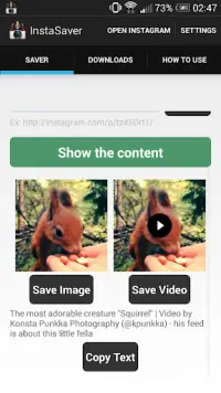 Saver reposter pour instagram Screen Shot 2