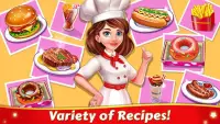 Crazy Chef Food Cooking Game Screen Shot 1