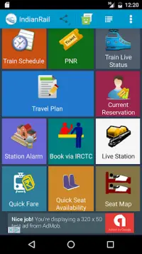 Indian Rail Train Status Screen Shot 0