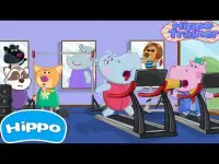 Fitness Games: Hippo Trainer Screen Shot 1