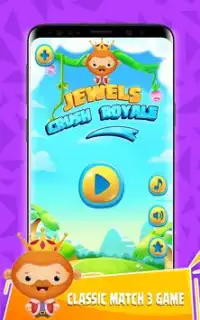 Jewels Crush Royale: Match 3 Puzzle Adventure Screen Shot 0