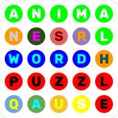 Animal word puzzle