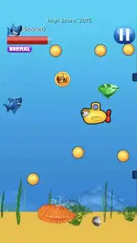 Flappy Shark - サメゲーム Screen Shot 1