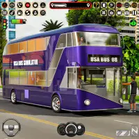 USA Bus Simulator Driving Game Screen Shot 0