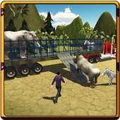 Zoo Animals Transporter Truck