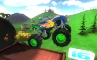 Big Monster Truck Racing 3D Screen Shot 1
