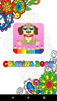 Paw puppies Dogs Coloring Book Screen Shot 0