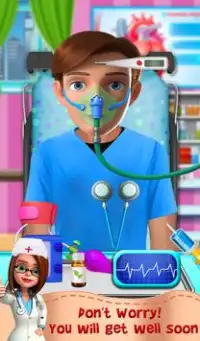 Open Heart Surgery Hospital ER: Crazy Doctor Sim Screen Shot 8