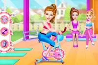 Kızlar yaşam tarzı fitness oyunları Screen Shot 3