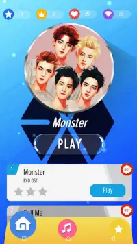 Piano Tiles : EXO Kpop 🎹 Screen Shot 0