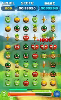 Crazy Fruit Jewels - 3 Match game Screen Shot 3