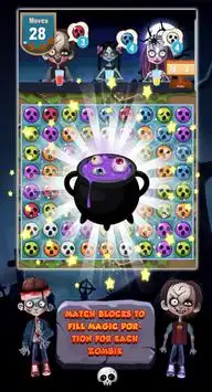 Halloween Candy - Witches Hammer & Fruit Cells Screen Shot 2