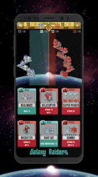 Galaxy Raiders Cards Screen Shot 0