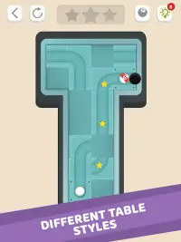Roll Ball Puzzle: Snooker Screen Shot 0