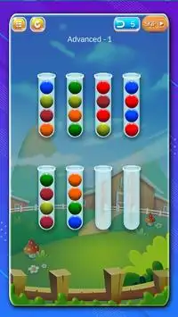 New Bubble Sort It Color Puzzle Game Screen Shot 3